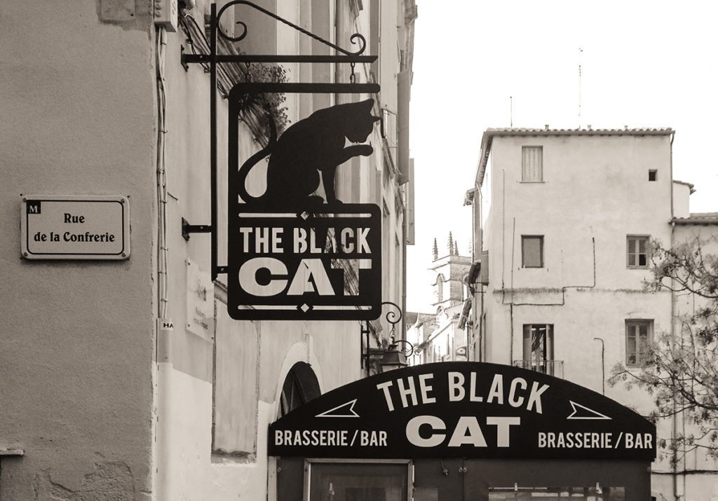 Enseigne The Black Cat