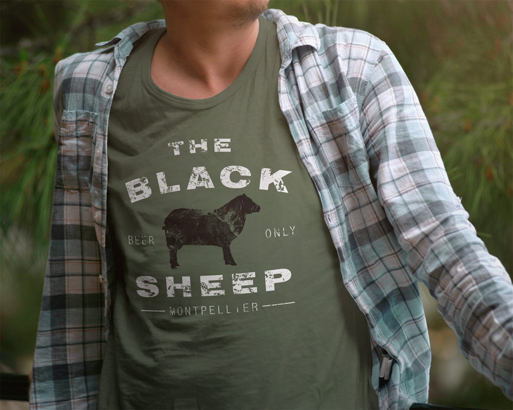 T-shirt The Black Sheep