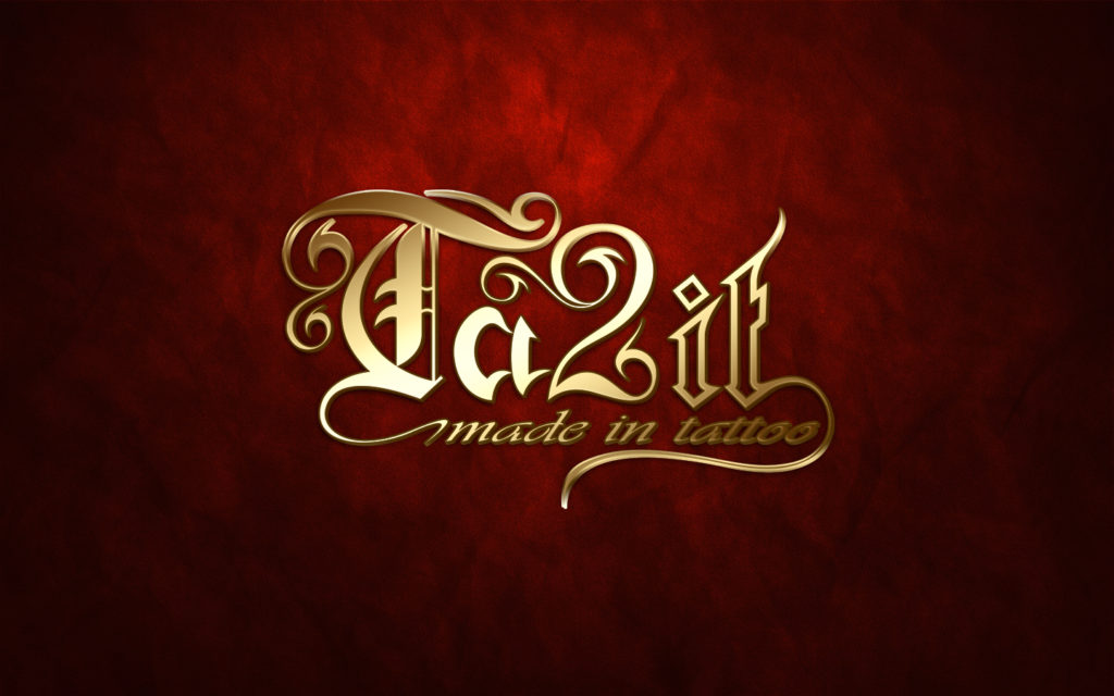 Fond d'écran gold logo Ta2it