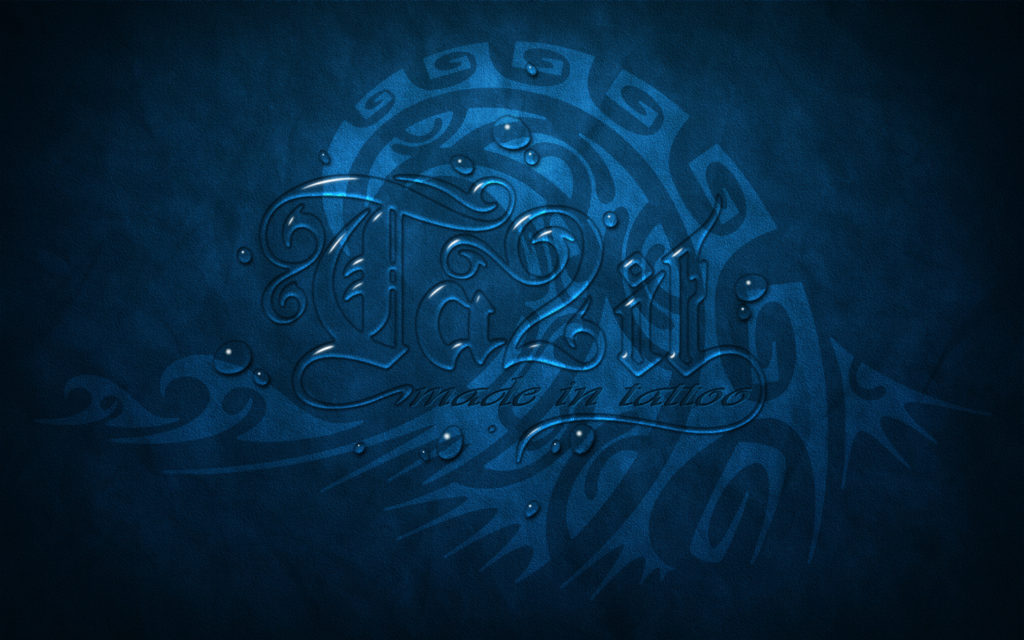 Fond d'écran water logo Ta2it