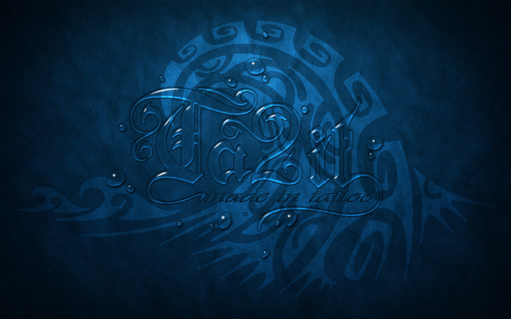 Fond d'écran water logo Ta2it